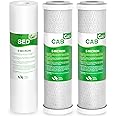 Compatible APEC 3-Stage Reverse Osmosis Water Filter Replacement Set, Essence & Ultimate Series Pre-Filter for ROES-50, ROES-75, ROES-PH75, RO-45, RO-90, RO-PH90, WFS-1000, RO-Hi, RO-PERM, RO-Pump
