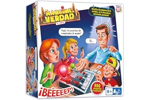 PLAYFUN PLAY FUN BY IMC TOYS La Máquina de la Verdad, Juego Verdad o Mentira, Juego de Mesa Divertido y Familiar para Niños y Niñas +8 Años