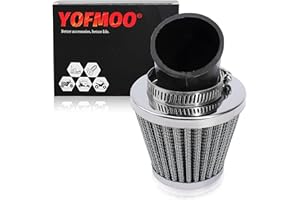 YOFMOO 35mm Air Filter Cleaner 45 Degree Angled for 50cc - 90cc 110cc 125cc 2-stroke 4-stroke Engine Motorcycle ATV Quad Scooter Gokart Moped Pit Dirt Pocket Mini Bike 34/36mm Baja DR50