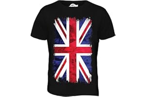 Candymix - Great Britain Union Jack Grunge Flag - Mens T Shirt Top T-Shirt