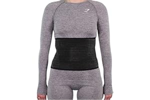 Solace Bracing Breathable Max Abdominal Binder - British Made & NHS Supplied Post-Surgery Stomach Belt - Ideal Belly Wrap for Postpartum & C-Section Recovery - #1 for Umbilical Hernias & More - Black