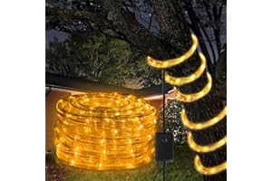 ‎IKODM Ikodm LED Lichterschlauch Aussen, Lichtschlauch mit Timer & 8 Modi, Lichterschlauch Außen wasserfest, LED Lichtschlauch für Garten Fest Weihnachten Hochzeit (Warmweiß, 10m)