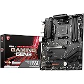 MSI B550 GAMING GEN3 Scheda madre, ATX, AM4 - AMD Ryzen 5000 Ready - DDR4 Boost 4400+MHz/OC, PCIe 3.0 x16 Slots, 1 x M.2 Gen3