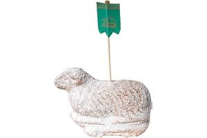 KRÖNNER KAFFEEHAUS . KONDITOREI . CHOCOLATIER GARMISCH-PARTENKIRCHEN Krönner Osterlamm 200 g – Traditionelles Ostergebäck – Feiner Butter Sandkuchen mit Vanille & Zitrone – handgefertigt und mit Puderzucker bestäubt