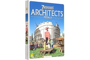 ASMODEE 7 Wonders Architects Medals Expansion - Nowe cuda, medale i strategie czekają! Gra strategiczna cywilizacyjna dla dzieci i dorosłych, dla dzieci w wieku od 8 lat, 2-7 graczy, 25 minut zabawy, wykonana