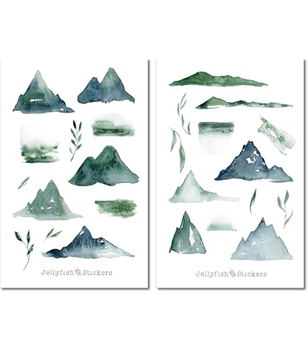 Waldtiere Sticker Set – Handgefertigte Aufkleber Für Journal, Planer & Deko