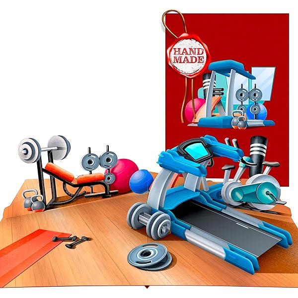 Miniatur Laufband Für Puppenhaus - Fitness Gerät Deko