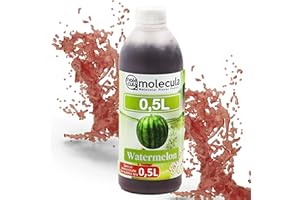 ‎MOLECULA MOLECULA MOLEKULARNA FABRYKA SAMKU Sirup für Bubble Tea 0,5 l Wassermelone | Getränke sirup Konzentrat 500 ml | 100% vegan, glutenfrei, ohne künstliche Farbstoffe | Fruchtsirup für Bubbletea|Getränkesirup | für Desserts |