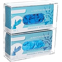 R&B Wire® Double Glove Box Dispenser - 10.5" X 4.25" X 13.5