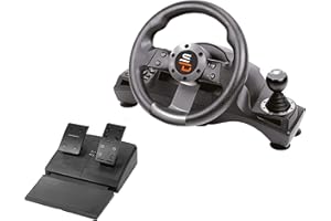 Subsonic - Subsonic - Volant de course Drive Pro Sport avec pédalier, palettes et levier de vitesse PS4, Xbox One, PC, PS3 (tous jeux)