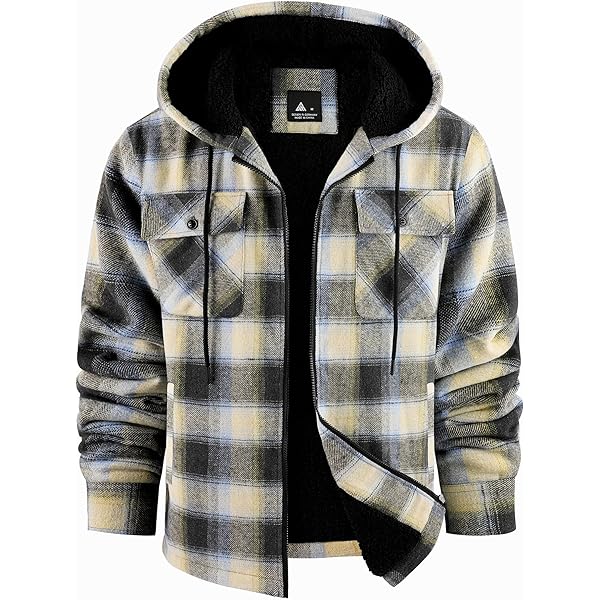 Sudadera Con Capucha Con Forro De Sherpa Para Hombre, Con Cremallera Completa, Acogedora, Suave, De Forro Polar, Chaquetas De Invierno, A La Moda, Con Capucha, Marrón, Pequeña