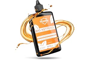 WHEELOO Bio Kettenöl Fahrrad 120 ml Made in Germany I Universal Ketten Öl für Ebike, Rennrad, Mountainbike Kette I Wet Lube K