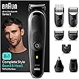 Braun MGK 3440 8 in 1 Style Kit 3, Multi Grooming Kit for Beard and Hair Grooming, Curated Tools for Beard Trimming, Precision Shaving, and Hair Clipping