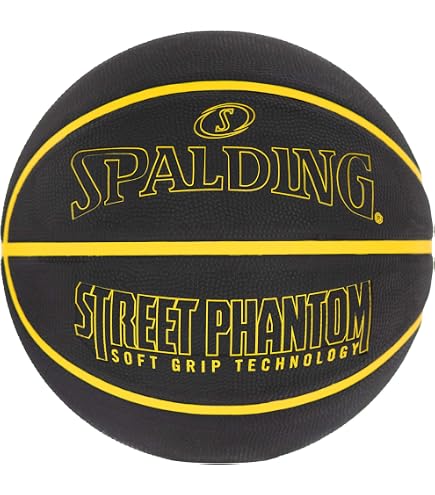 Ballon De Basketball Spalding Street Phantom SGT - Taille 7, Orange/Noir/Doré | Unisexe