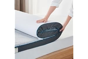 ‎LINSY HOME LINSY HOME Matratzentopper Gel Topper 160x200cm,7,5cm Höhe Topper aus Gel-und Bambuskohle-Infused Memory Foam, H2/H3 Härte Gel Matratzentopper, mit Waschbarer Bambusstoff