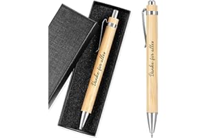 Tenare Dankeschön Geschenke Danke für Alles Kugelschreiber Geschenke Holz Kugelschreiber mit Spruch Zitate Druckkugelschreiber mit Geschenkbox Abschiedsgeschenk für Kollegen Lehrer Mitarbeiter