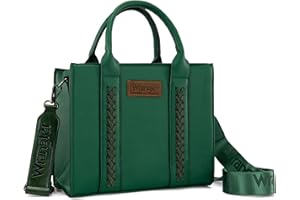 Montana West Women's Wrangler Tote Bag for Women Zipper Shoulder Handbag Totes