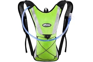 KUYOU Hydration Pack,Hydration Backpack with 2L Hydration Bladder Lightweight Insulation Water Pack for Running Hiking Riding Camping Cycling Climbing Fits Men & Women