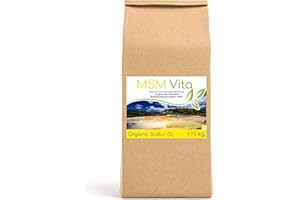 ‎CELLAVITA Cellavita – Organischer Schwefel MSM Vita Pulver hochdosiert & 99,9% rein - Reines Methylsulfonylmethan Pulverform 1kg im Beutel – MSM-Pulver zusatzstoff- & konservierungsmittelfrei – Made in Germany