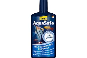 Tetra AquaSafe - Qualitäts-Wasseraufbereiter für fischgerechtes und naturnahes Aquariumwasser, neutralisiert fischschädliche Stoffe im Leitungswasser, 500 ml Flasche