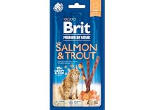 Brit Premium by Nature Cat Sticks with Salmon & Trout, 3pcs