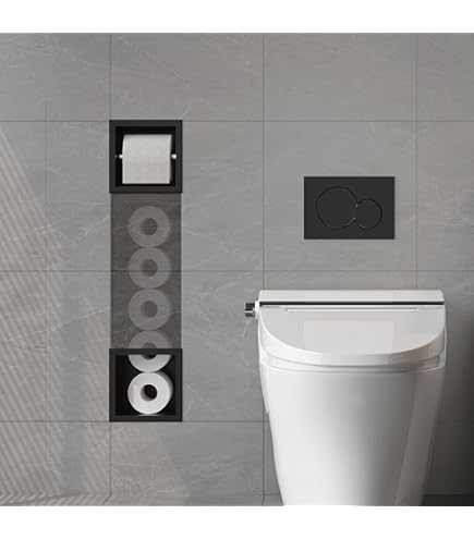Bernkot Inbouw Toiletrolhouder 74×20,8×14cm, roestvrij staal