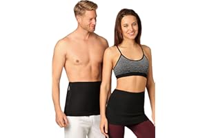‎BEFIT24 BeFit24 Unisex Nierenwärmer aus Merino & Baumwolle – Rücken- & Nierengurt für Damen & Herren – Wärmend, Atmungsaktiv, Schwarz