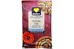 EDEKA Herzstücke Mohnfix backfertige Mohnfüllung, 15er Pack (15 x 250g)
