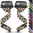 Titan Armour® Weight Lifting Straps | Extra-Long Neoprene Padded Heavy-Duty Weightlifting Straps | Deadlifts | Anti-Slip Gel Option | Gym Accessories Men & Women