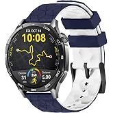 Teknoft 22mm ile Uyumlu Saatler i&ccedil;in Geometrik Model 46mm Silikon Kordon HUAWEI Watch (GT6 Pro/GT6/GT5 Pro/GT5/GT4/Watch 4 Pr
