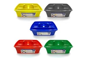 TDBS THE DUSTPAN AND BRUSH STORE Organizador de productos de limpieza con asa Paquete de 5 unidades.