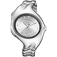 BENLYDESIGN Unique Metal Wristwatch, Y2K Men's Quartz Watches, Futuristic Watch,Stainless Steel Strap