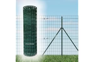 Italfence - Malla metálica para cercado, malla electrosoldada galvanizada y plastificada, 25m (Todas las alturas disponibles) [Ø2,30mm, 100cm]