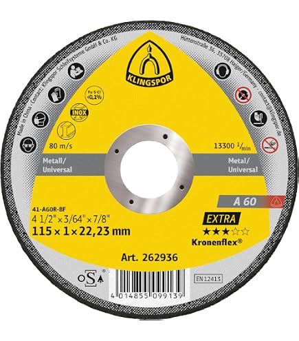 WORKPRO Lot de 10 Disques Abrasifs à Lamelles 125 mm, Grain 40-60