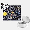 Kaizen MicroLessons Solar System Jigsaw Puzzle for Kids - 42 Pieces Reversible Puzzle with Planets, Satellites, Comets, Asteroids and More, Educational Toy Birthday Return Gift for 5-11 Years