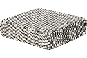 Schwar Textilien ® | Orthopädische Sitzerhöhung | Grobgewebt | 40x40x10 cm | Hellgrau