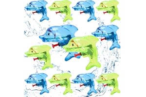Colmanda Wasserpistole Spielzeug Set, 365ML Wasserpistole Schwimmbade Spielzeug mit 10 Meter Reichweite, Water Gun Spielzeug Wasserpistole Groß, Water Blaster für Kinder und Erwachsene (12pcs)