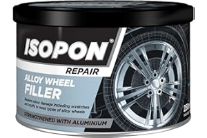 UPOL UPMET/S Isopon Metalik Smooth Metallic Body Filler, 250 ml, Tin Silver Grey