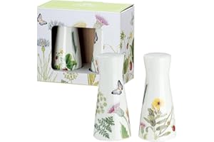 ‎GILDE Gilde Bella Vita Salz- und Pfefferstreuer-Set aus Porzellan