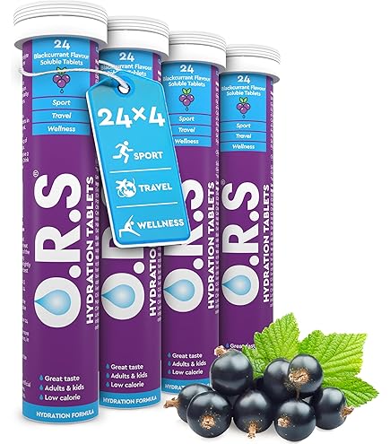 O.R.S Hydration Tablet with Electrolytes for Rehydration, Wellness