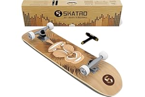 SKATRO - Pro Skateboard, 78,7 cm, komplettes Skateboard, Alter: Erwachsene, Jungen, Mädchen, Anfänger und Kinder.