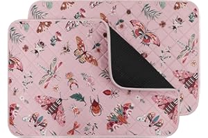 IEUUMLER 2 pezzi Tappetini Assorbenti per Cani, Assorbenti e impermeabili, Riutilizzabili educatore tappetino Pads per Cuccioli per casa, auto, viaggi EU014