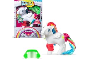 Basic Fun My Little Pony Totally Rad Starshine – Retro-Inspired Pony with Bold Styling – Collectible 80s Toy for Kids & Fans Ages 3+