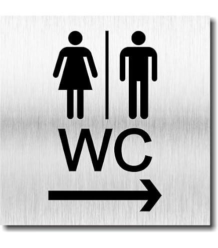 VSafety, cartello per porta del bagno da uomo/donna | FindTheDeal