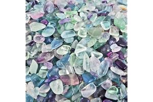 mookaitedecor 450 Gramm Natur mini Edelsteine Trommelsteine für Deko, Lade Steine Dekorative Steine für Gartendeko