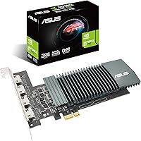 ASUS GT710-4H-SL-2GD5 GeForce GT 710 2GB GDRR5 with 4 x HDMI ports and single slot for silent multi-monitor productivity