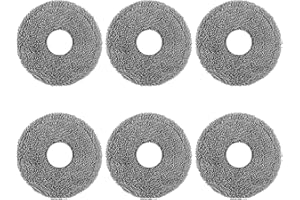 Lixiluxia Juego de 6 Paños de Repuesto, Mopa Paño Almohadillas compatibles con Xiaomi X20, Dreame L10s Pro Ultra Heat, X40 Ultra Complete, L10s Pro Gen 2,L20 Ultra, L10s Ultra, L10s Plus, L10 Prime