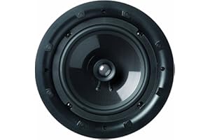 Q Acoustics QI 80CP 8-Inch Performance Single Circular Grille In-Ceiling Speaker - White