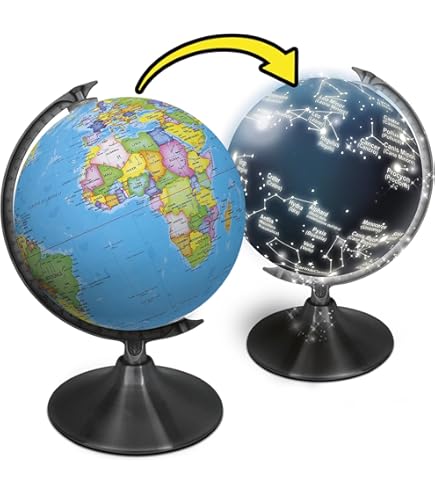 Sfera Di Cristallo Magica Terra Rotonda Globo Mappa Del Mondo Sfera Di