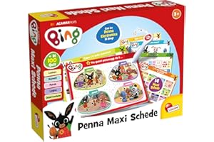LISCIANIGIOCHI Lisciani Giochi Bing Penna Maxi Schede, Multicolore, 100422